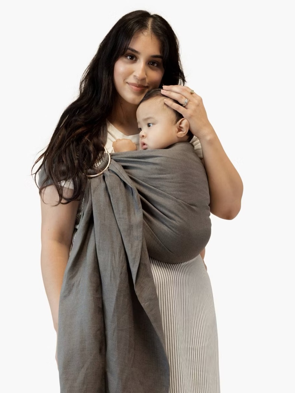 WildBird Ring Sling Carrier Linen Wrap Comfortable Every Day Mother Convenient